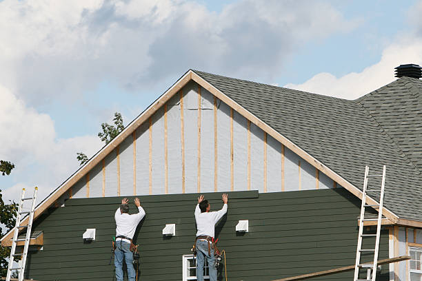 Professional Siding Replacement technician working in Lewisville, NC